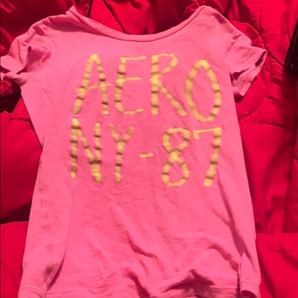 short sleeve pink t-shirt